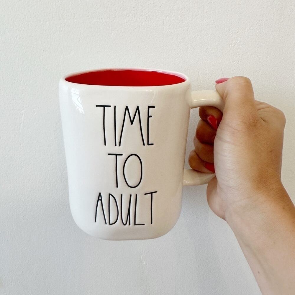 Rae Dunn Time To Adult Coffee Mug